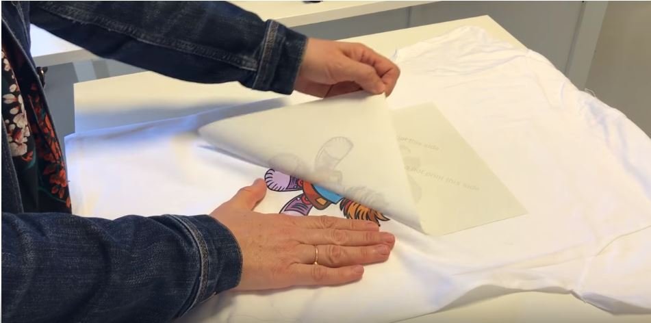 sublimación en algodon paso 4